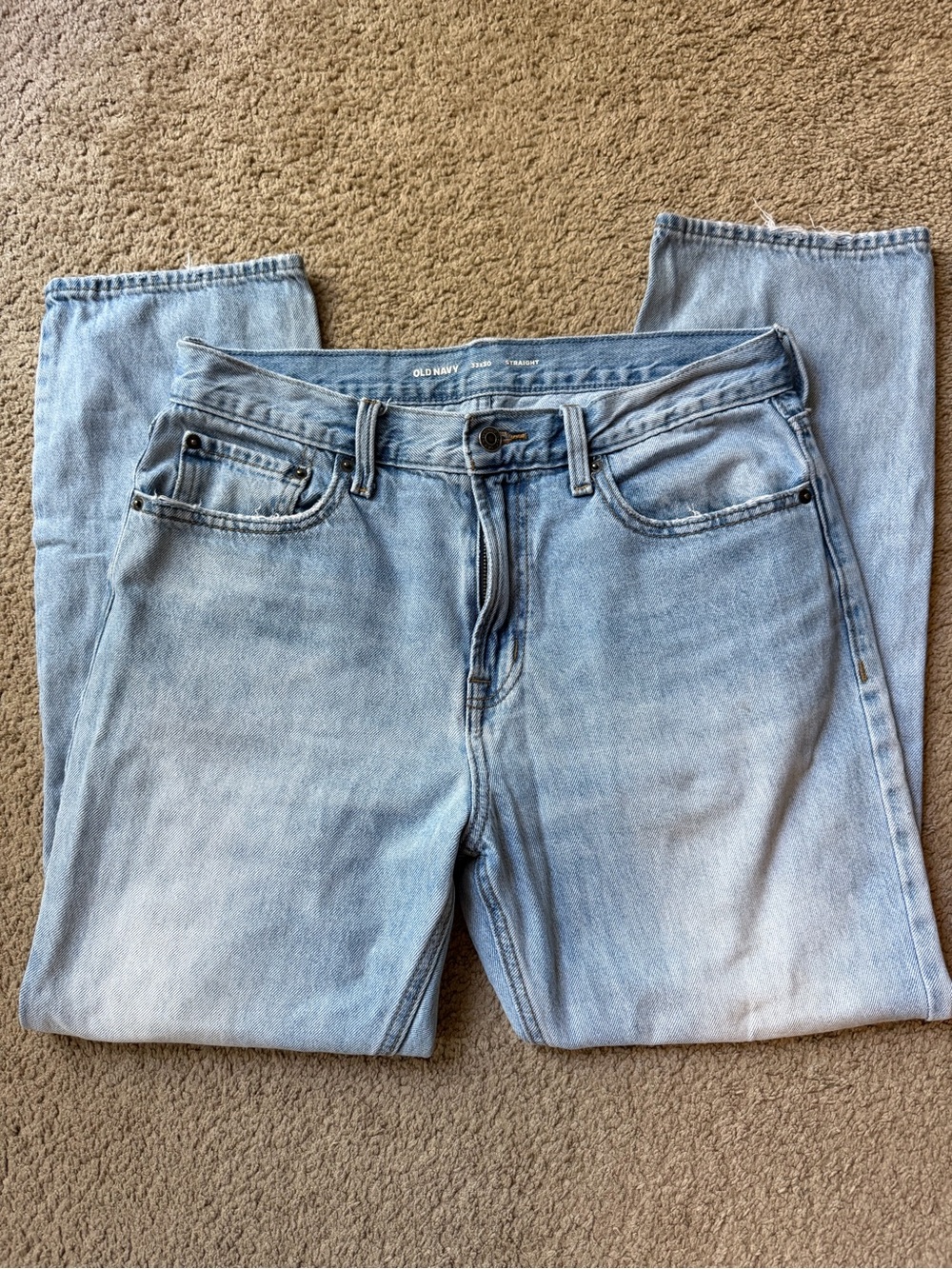 Old Navy Light Wash Straight-Leg Men’s Jeans